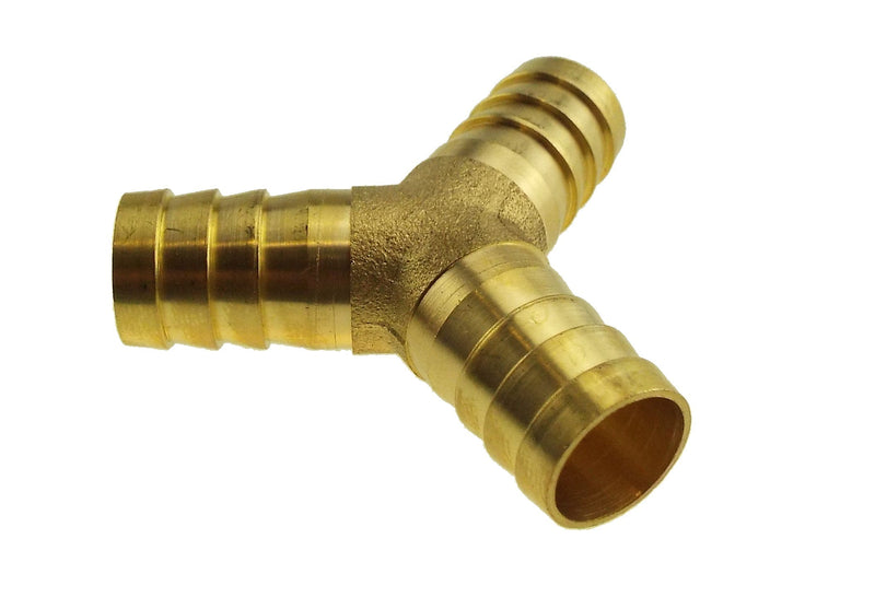 Brass Tee Y Connector 6mm - Hardware > Plumbing > Plumbing Fittings & Supports > Pipe Connectors Tech Hose & Fittings