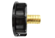 IBC 2” S60X6 Cap with 13mm Brass Barb - Home & Garden > Lawn & Garden