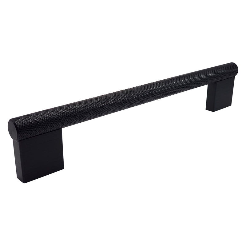 Broxburn Knurled Bar Handle Door, Drawer & Cupboard 192mm Brushed Black Cabinet Door Handles - Hardware > Hardware Accessories > Cabinet Hardware > Cabinet Knobs & Handles Cabinet Knobs & Handles
