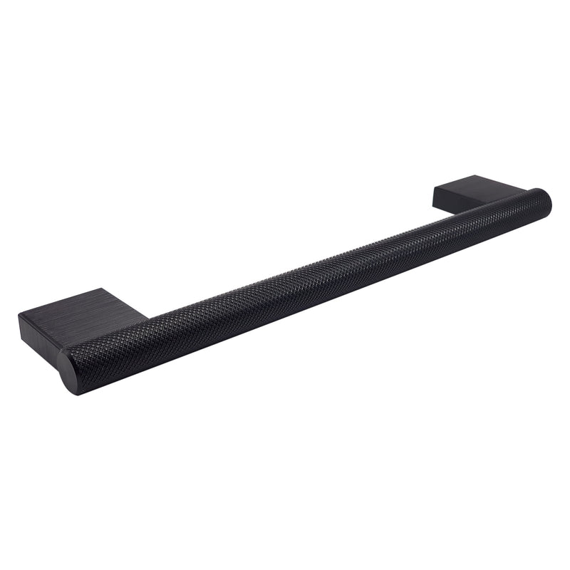 Broxburn Knurled Bar Handle Door, Drawer & Cupboard 192mm Brushed Black Cabinet Door Handles - Hardware > Hardware Accessories > Cabinet Hardware > Cabinet Knobs & Handles Cabinet Knobs & Handles