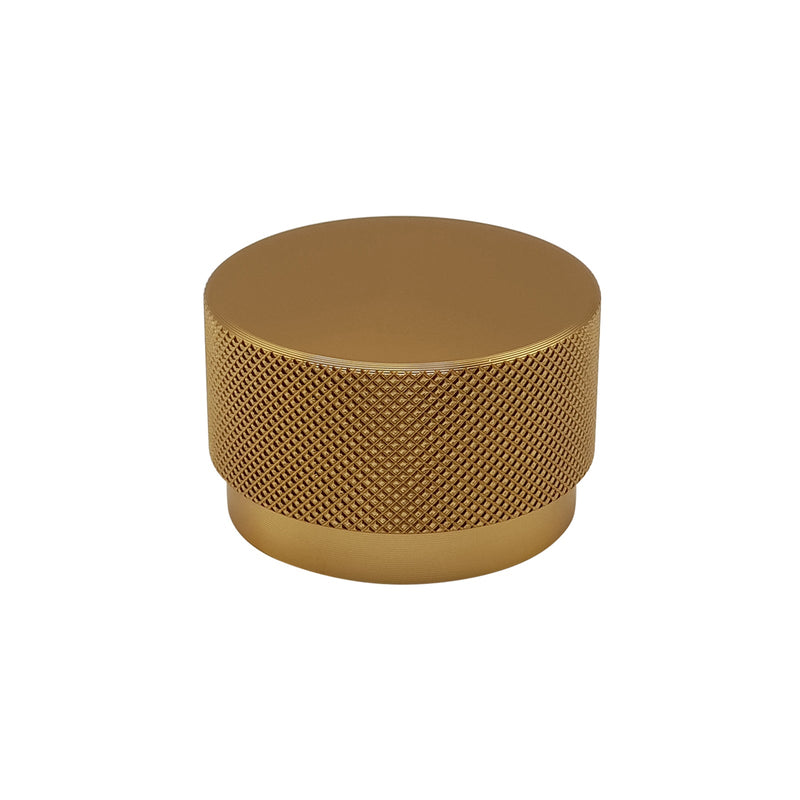 Broxburn Knurled Knob Handle Brushed Brass Door, Drawer & Cupboard - Hardware > Hardware Accessories > Cabinet Hardware > Cabinet Knobs & Handles Cabinet Knobs & Handles