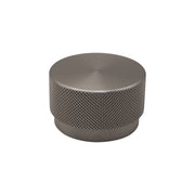 Broxburn Knurled Knob Handle Stainless Steel Effect Door, Drawer & Cupboard - Hardware > Hardware Accessories > Cabinet Hardware > Cabinet Knobs & Handles Cabinet Knobs & Handles