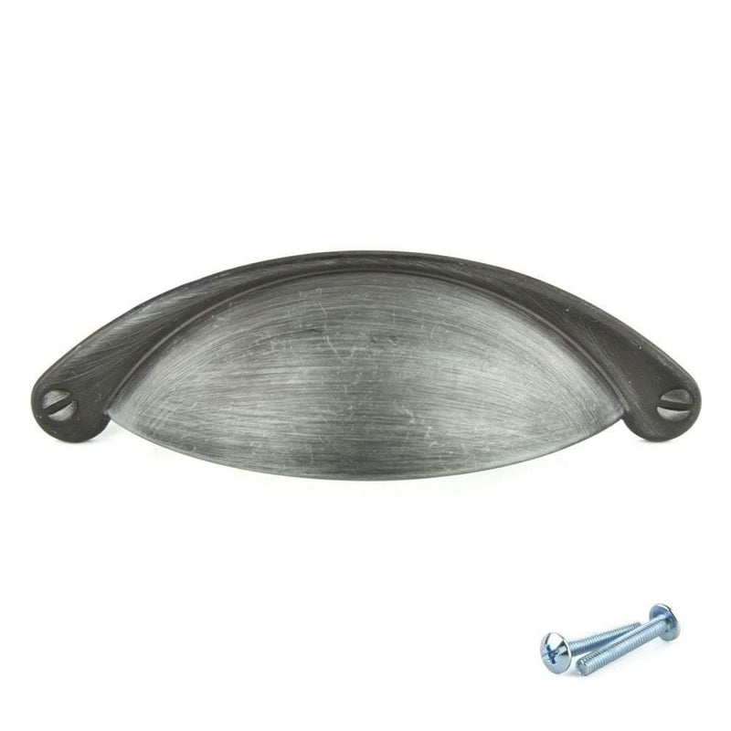 Brushed Iron Drawer Cup Pull Handle M4TEC Forfar Z3 - Hardware > Hardware Accessories > Cabinet Hardware > Cabinet Knobs & Handles Cabinet Knobs & Handles