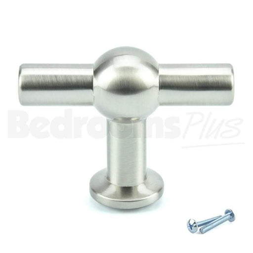 Brushed Nickel Cupboard Knob Handle M4TEC Trossach P9 - Hardware > Hardware Accessories > Cabinet Hardware > Cabinet Knobs & Handles Cabinet Knobs & Handles