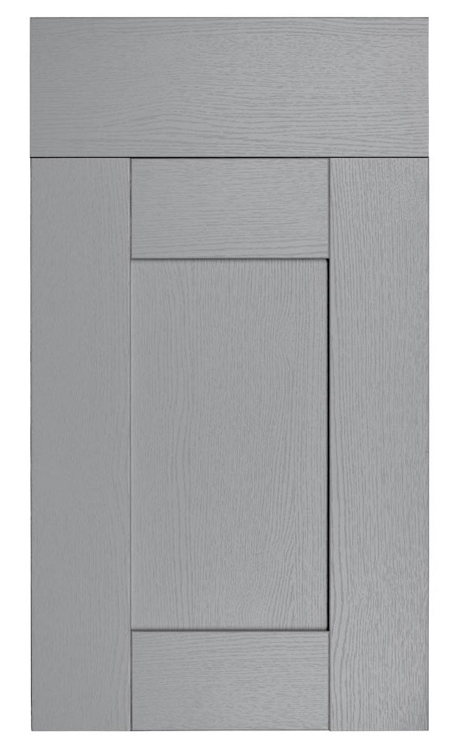 Buckingham Wood Grain Shaker Dust Grey- Replacement Kitchen Door/Drawer Front (283mm High) - Hardware > Hardware Accessories > Cabinet Hardware > Cabinet Doors