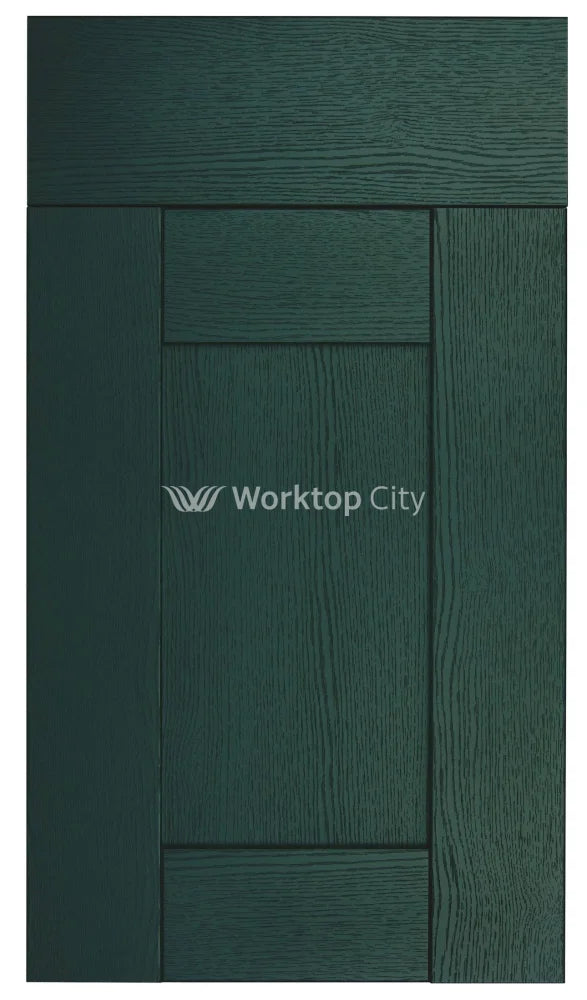 Buckingham Wood Grain Shaker Fir Green- Replacement Kitchen Doors SAMPLE PRODUCTS -