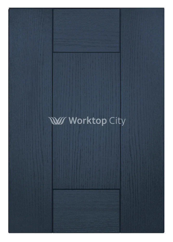Buckingham Wood Grain Shaker Navy Blue- Replacement Kitchen Doors SAMPLE PRODUCTS -