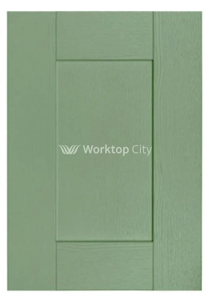 Buckingham Wood Grain Shaker Reed Green- Replacement Kitchen Doors SAMPLE PRODUCTS -