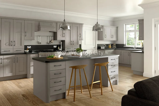 Buckingham Wood Grain Shaker Stone Grey- Replacement Kitchen Doors SAMPLE PRODUCTS -