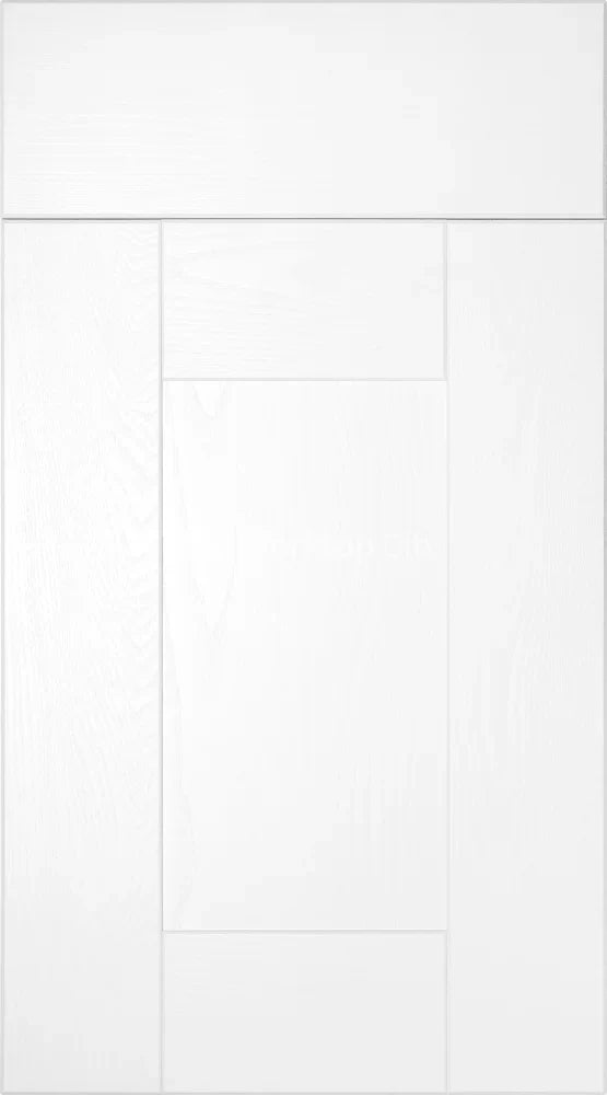 Buckingham Wood Grain Shaker White- Replacement Kitchen Doors SAMPLE PRODUCTS -