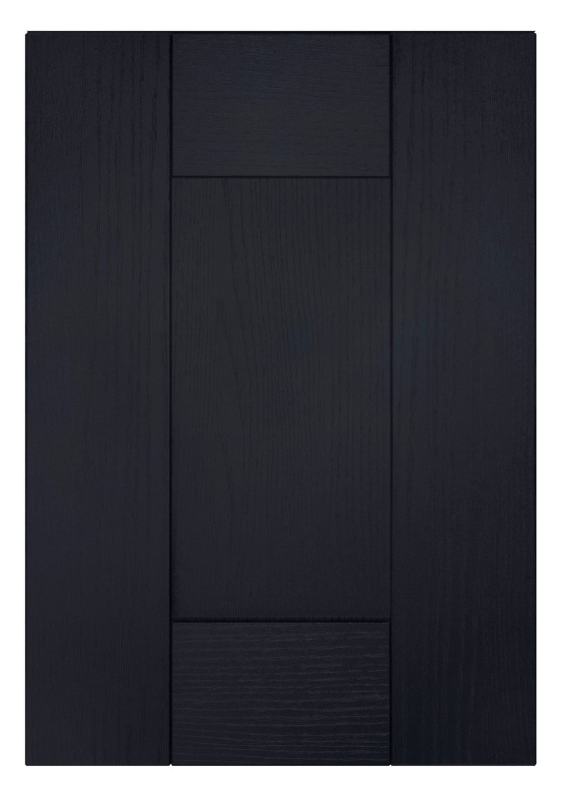 Buckingham Wood Grain Shaker Indigo- Replacement Kitchen Doors (1965mm High 3 Panel) -