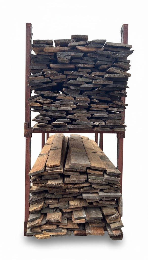 Bulk Buy | Waney Edge Larch Boards 2.4m - 3m – Mixed Width Rustic Cladding (50 Pack) - £150 Inc Vat - Hardware > Building Materials > Lumber & Sheet Stock Rustic Larch Planks Cladding