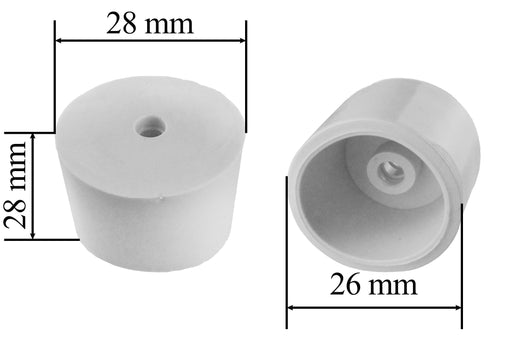 Demijohn Rubber Bung 28/26mm - Home & Garden Costwise Home Brewing