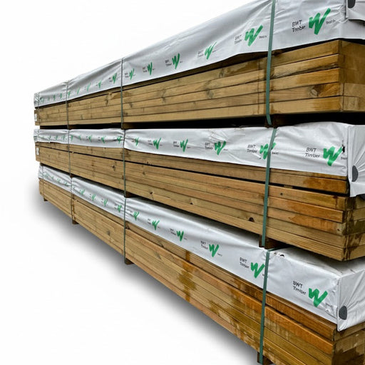 C24 Structural Grade Treated Timber 195 x 47 x 4800mm (8x2) - £22 Inc Vat - Hardware > Building Materials > Lumber & Sheet Stock > Softwood Lumber C24 Structural Grade Treated Timber