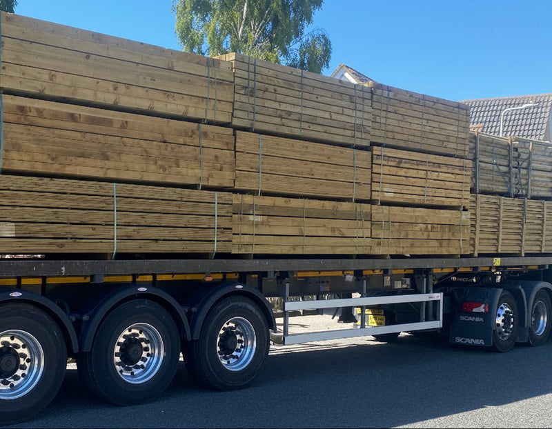 C24 Structural Grade Treated Timber 75 x 47 x 4800mm - 3X2 - £9.50 Per Length Inc Vat - Hardware > Building Materials > Lumber & Sheet Stock C24 Structural Grade Treated Timber