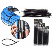 100 Cable Ties (2.5mm x 200mm) Black - Electronics > Electronics Accessories > Cable Management > Wire & Cable Ties Cable ties