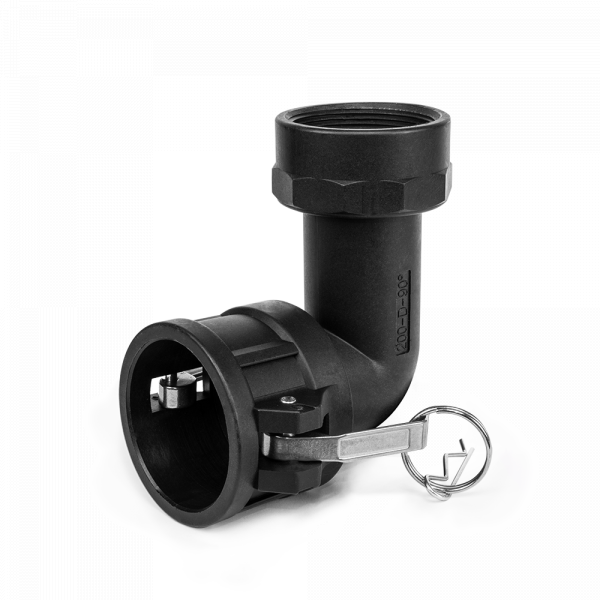 Camlock 90-Degree Female Elbow 2" BSPF - Home & Garden > Lawn & Garden > Watering & Irrigation > Garden Hose Fittings & Valves Tech Hose & Fittings