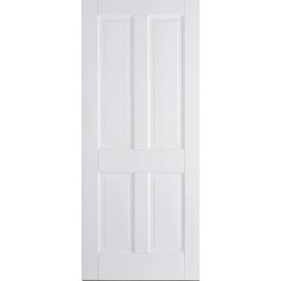 Canterbury White 4 Panel Interior Fire Door FD30 - 1981mm x 838mm -