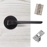 Carina Matt Black Handle Hardware Pack - Doors