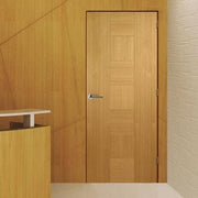 Oak Catalonia Flush Pre-Finished Internal Door - 1981mm x 762mm -