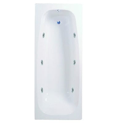 Caymen 6 Jet Whirlpool Bath - Bathrooms