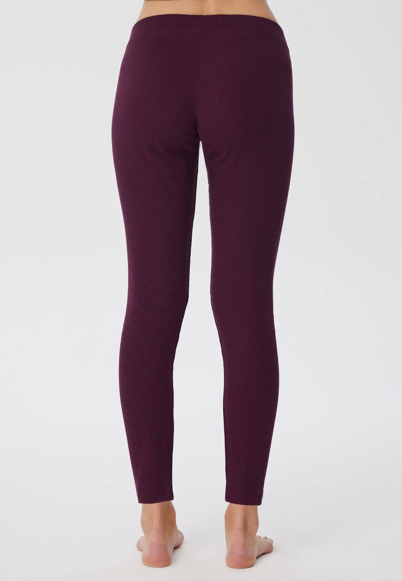 Organic Womens Ribbed Comfy Work Leggings - Sustainable Workwear Range