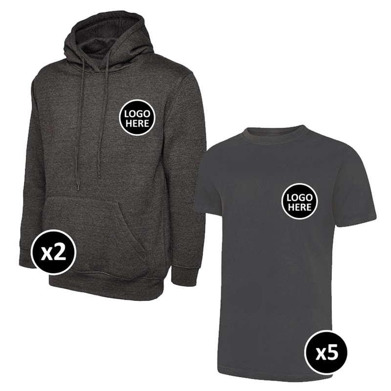 Uneek Hoodie & T-Shirts Bundle - 7 Items - BUNDLE