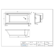 Chic Single Ended Straight Bath - All Sizes - Bathrooms