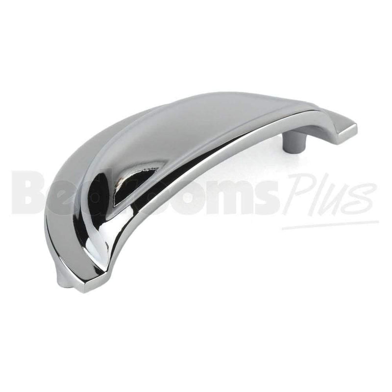 Chrome Drawer Cup Pull Handle M4TEC Cromarty D8 - Hardware > Hardware Accessories > Cabinet Hardware > Cabinet Knobs & Handles Cabinet Knobs & Handles