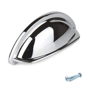 Chrome Drawer Cup Pull Handle M4TEC Golspie G4 - Hardware > Hardware Accessories > Cabinet Hardware > Cabinet Knobs & Handles Cabinet Knobs & Handles