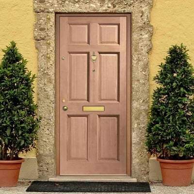 Colonial Hardwood M&T 6 Panel External Door - 2083mm x 864mm -