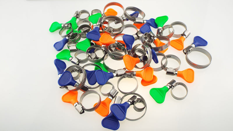 A2 Grip Hose Clip 10mm-16mm - Adjustable 304 Stainless Steel Duct Clamps Hose Pipe Clamps Air Ducting Clamp Worm Drive Hose Clamps - Home & Garden > Lawn & Garden > Watering & Irrigation > Garden Hose Fittings & Valves Tech Hose & Fittings