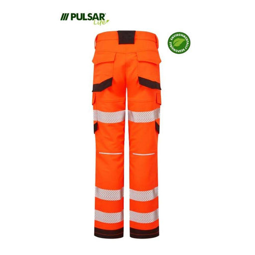 PULSAR® LIFE LFE972 GRS Women's Stretch Hi-Vis Combat Trouser Orange - WOMENS HI-VIS CLOTHING