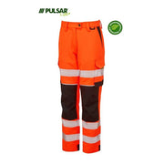 PULSAR® LIFE LFE972 GRS Women's Stretch Hi-Vis Combat Trouser Orange - WOMENS HI-VIS CLOTHING