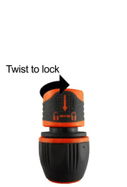 Cost Wise Click and Lock Hose Connector 1/2"-3/4" Hose - Home & Garden > Lawn & Garden > Watering & Irrigation > Garden Hose Fittings & Valves Garden watering