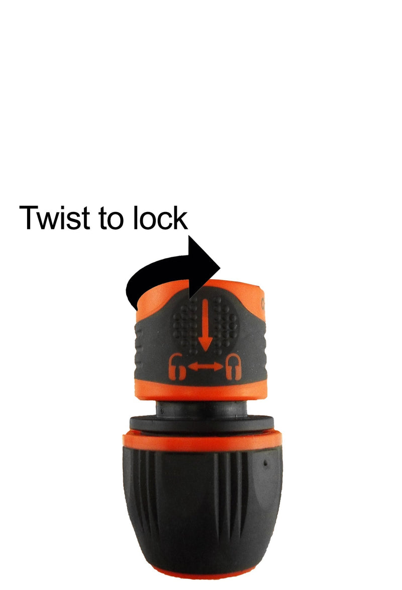 Cost Wise Click and Lock Hose Connector 1/2"-3/4" Hose - Home & Garden > Lawn & Garden > Watering & Irrigation > Garden Hose Fittings & Valves Garden watering