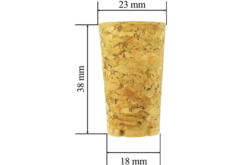Tapered Cork 18mm/23mm - Home & Garden Costwise Home Brewing