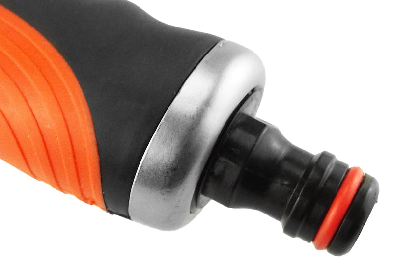 Hose Gun Water Sprayer 8-Pattern Multi-Function, Cost Wise Black/Orange - Home & Garden > Lawn & Garden > Watering & Irrigation > Garden Hose Spray Nozzles