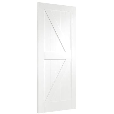 White Primed Cottage Door -