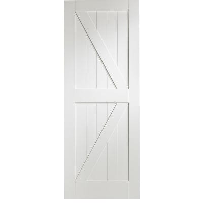 White Primed Cottage Door -