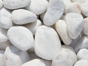 20-40mm White Pebbles - Home & Garden > Lawn & Garden > Gardening Gravel