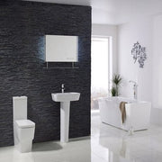 Cubix Flush to Wall Toilet Set - Bathrooms