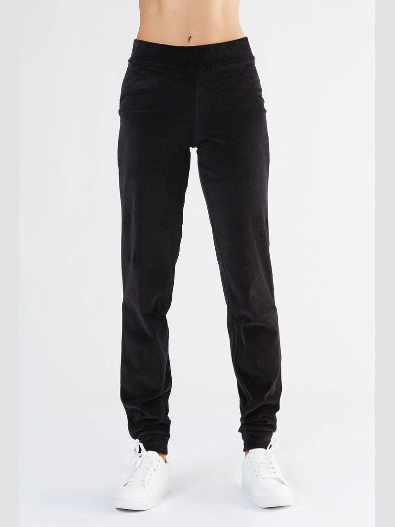 Organic Soft Fleece Cuffed Sweatpants: Womens