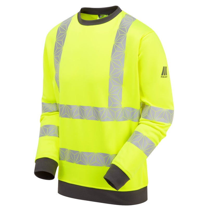 PULSAR RCT806 / RCT807 React GRS Hi-Vis Sweatshirt - Apparel & Accessories > Clothing > Activewear > Activewear Sweatshirts & Hoodies > Sweatshirts HI-VIS SWEATSHIRTS & HOODIES