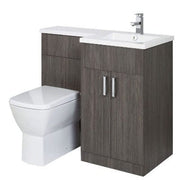 Aquatrend Petite WC Unit, Base Unit & Basin - All Colours - Bathrooms