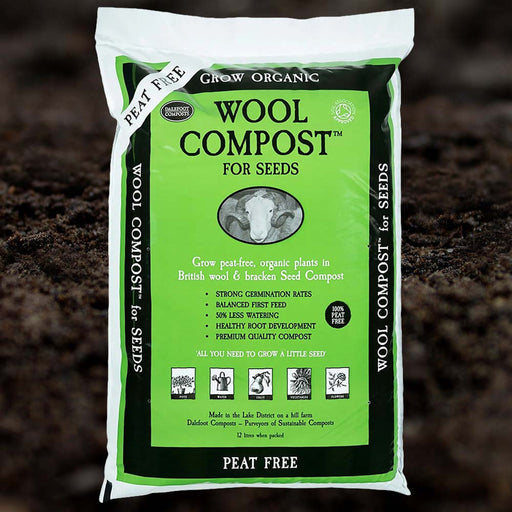 Peat Free Wool Compost for Seeds 12L -