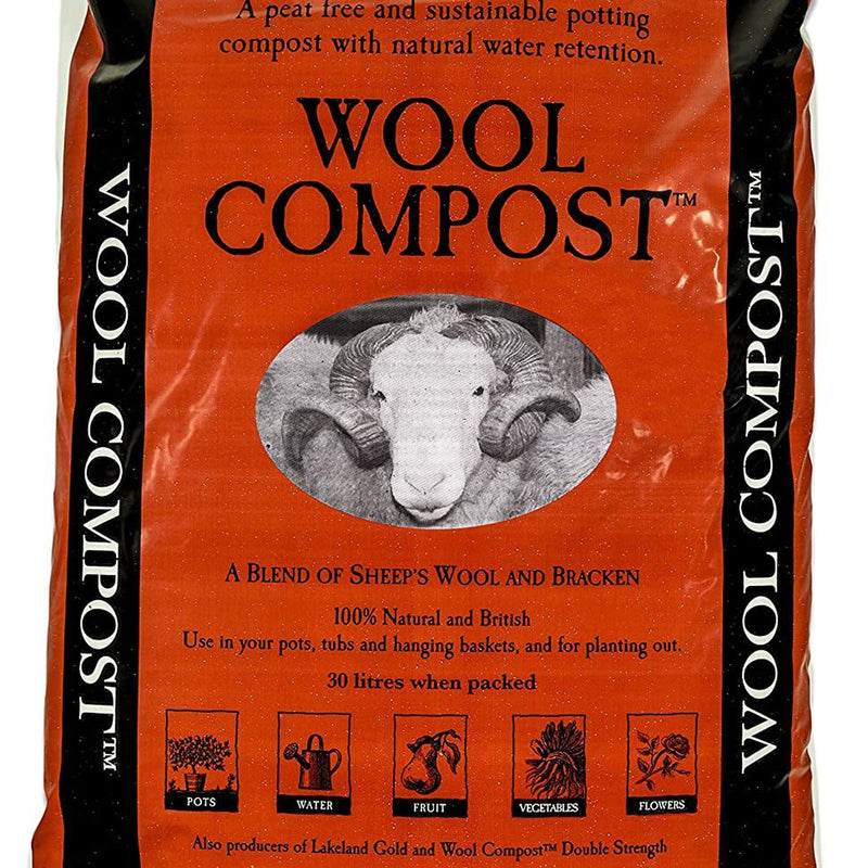 Peat Free Wool Compost 30L -