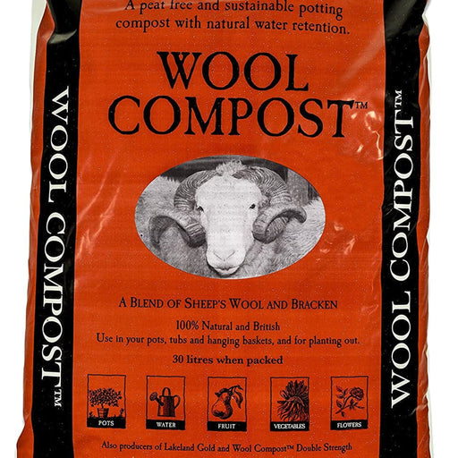 Peat Free Wool Compost 30L -