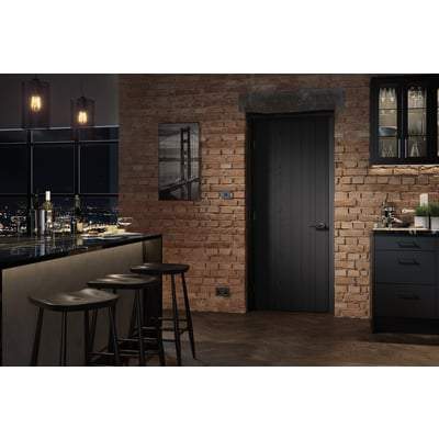 Montreal Dark Charcoal Pre-Finished Interior Door - All Sizes - Doors