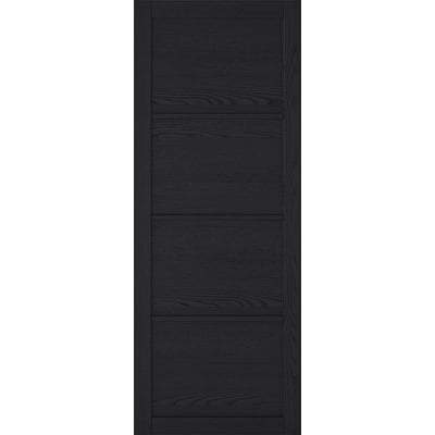 Soho Dark Charcoal Panelled Pre-Finished Internal Door - All Sizes - Doors